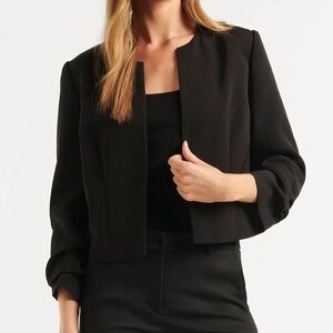 NWT EVERNEW Tilly Collarless Blazer